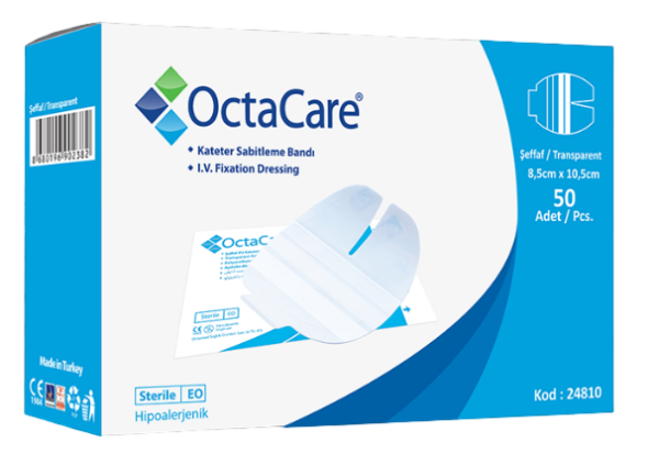 OctaCare Şeffaf Kateter Sabitleme Bandı